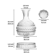 Crystal Spinning Decanter and Base thumbnail 10