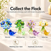 Avelle Glass Bloom & Bird Set thumbnail 4