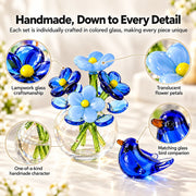 Avelle Glass Bloom & Bird Set thumbnail 5