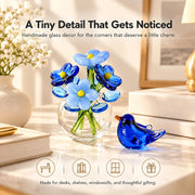 Avelle Glass Bloom & Bird Set thumbnail 8