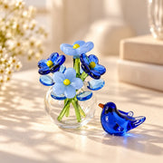 Avelle Glass Bloom & Bird Set thumbnail 1