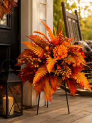 🍂Autumn Harvest Floral Garden Stake Arrangement thumbnail 2