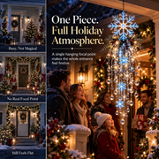 Christmas Hanging Snowflake & Crystal LED Light thumbnail 5