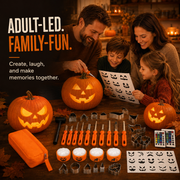 🎃 36-Piece Pumpkin Carving Kit with 16-Color LED Lights thumbnail 3