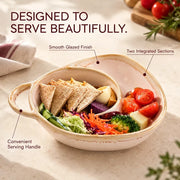 ServeNest – Divided Ceramic Serving Dish thumbnail 6