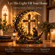 Light of Faith™ Illuminated Cross Prayer Tabletop Decor thumbnail 3