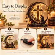 Light of Faith™ Illuminated Cross Prayer Tabletop Decor thumbnail 8