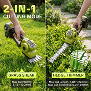 Cordless 2-in-1 Grass Shear & Shrub Trimmer thumbnail 2