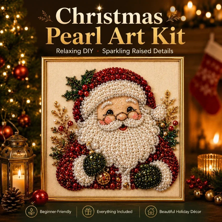 DIY Christmas Pearl Diamond Painting Art Kit