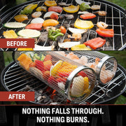Rolling Grill Basket thumbnail 4