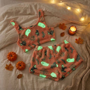 Glow-in-the-Dark Halloween Pajama Set thumbnail 8