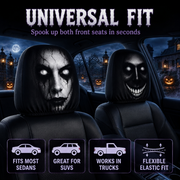 👻 Glowing-Eye Ghost Car Headrest Covers thumbnail 1