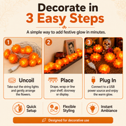 🌼USB Charging Lighted Marigold Garland thumbnail 6