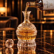 Crystal Spinning Decanter and Base thumbnail 2
