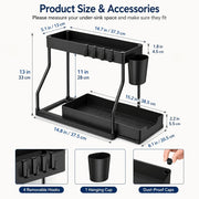 2 Pack Pull Out Under Sink Organizer thumbnail 5