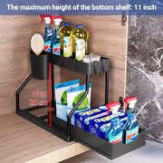 2 Pack Pull Out Under Sink Organizer thumbnail 7