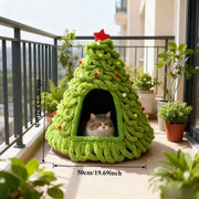 Christmas Tree Cat House & Cosy Bed thumbnail 7