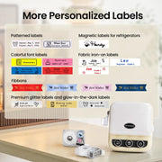Ribbon Printer, P15 Mini Bluetooth Portable Label Maker Machine thumbnail 5