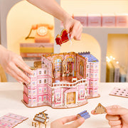 3D Puzzle DIY Desktop Storage Kit (Pink Holiday) thumbnail 7