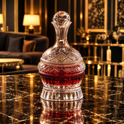 Crystal Spinning Decanter and Base thumbnail 5
