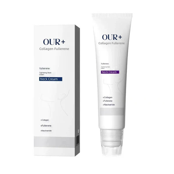 Roller Massage Neck Cream 🧴 Collagen & Hyaluronic Acid | Firms Neck, Reduces Wrinkles & Double Chin✨