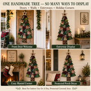 🎄Beginner-Friendly DIY Oversized Patchwork Christmas Tree Door Hanging Kit thumbnail 5
