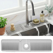 Adjustable Silicone Faucet Splash Guard Mat – Quick-Dry Sink Water Catcher for Kitchen & Bathroom thumbnail 1