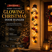 MerryCascade™ Glowing Christmas Door Hanger thumbnail 1