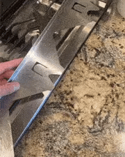 Retractable Stainless Steel Stove Gap Covers thumbnail 2