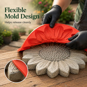 Reusable Sunflower Stepping Stone Mold thumbnail 6