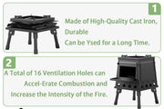 Portable Wood Burning Rocket Stove thumbnail 2