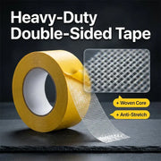 Heavy-Duty Double Sided Tape, Strong Adhesive, Waterproof & Removable, No Residue thumbnail 1