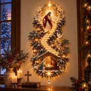 Jesus Light of Heaven Christmas Wall Hanging thumbnail 1