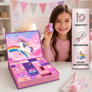 24-Day Unicorn Advent Calendar with Hair Accessories, Stickers & Surprise Gifts thumbnail 3