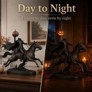 Midnight Chase Headless Horseman LED Statue thumbnail 8