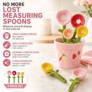 Flower Pot Measuring Spoon Set thumbnail 1