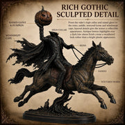 Midnight Chase Headless Horseman LED Statue thumbnail 13