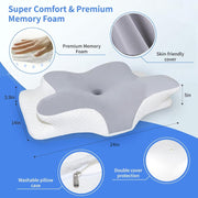 Cervical Neck Pain Memory Foam Pillow thumbnail 6