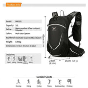 Hydration Backpack, Outdoor Vest Pack thumbnail 3