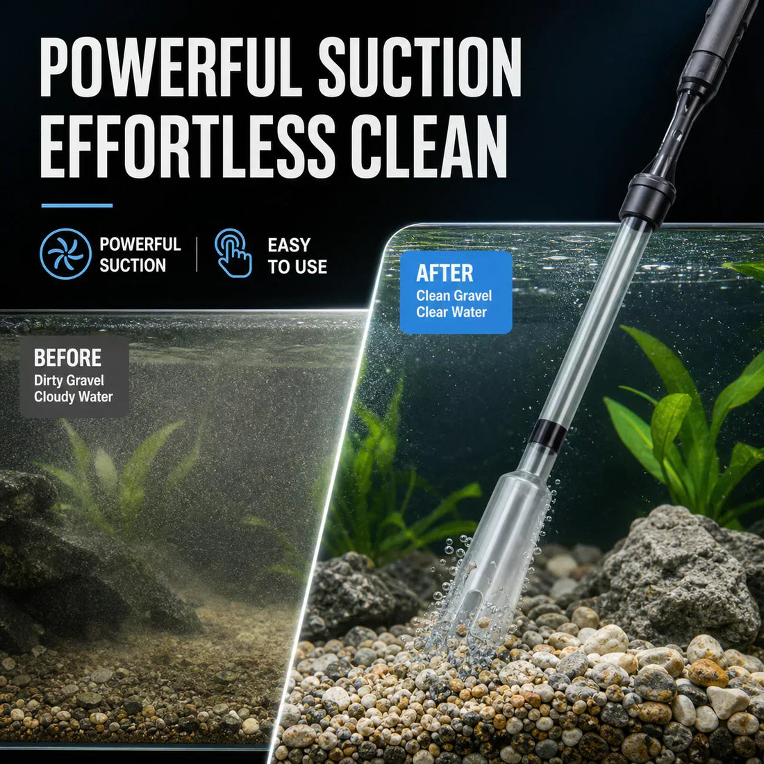 Electric Aquarium Gravel Cleaner