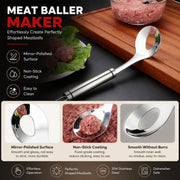 Stainless Steel Meatball Scoop Ball Maker Tool thumbnail 3