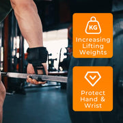 Heavy Duty Weight Lifting Wrist Hook Straps thumbnail 2