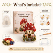 Whimsical Village 3D Fabric Poke Art Kit thumbnail 8