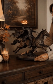 Midnight Chase Headless Horseman LED Statue thumbnail 17