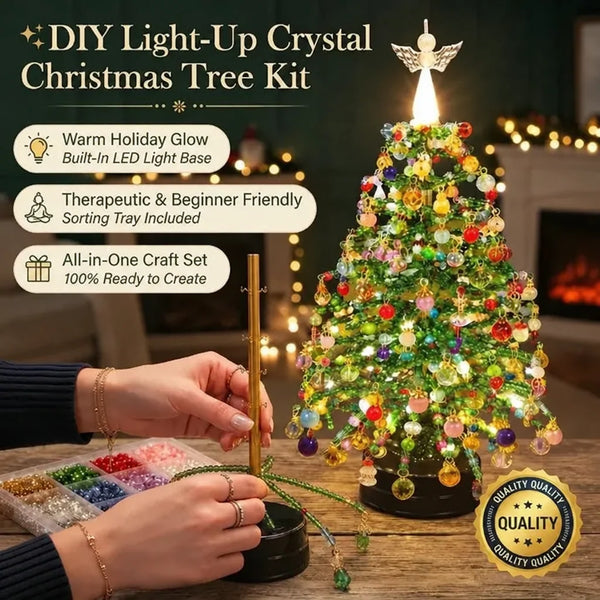 DIY Beaded Crystal Christmas Tree Kit