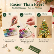 DIY Beaded Crystal Christmas Tree Kit thumbnail 5