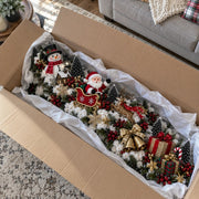 🎅 Santa’s Sleigh Snowy Stair Railing Decor thumbnail 9