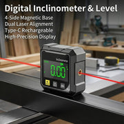 High‑Precision Laser Digital Inclinometer Spirit Level thumbnail 1