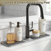 Adjustable Silicone Faucet Splash Guard Mat – Quick-Dry Sink Water Catcher for Kitchen & Bathroom thumbnail 5