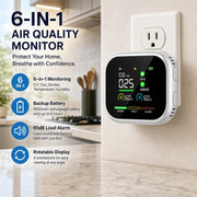 6-in-1 Battery Rotable Air Safety Monitor thumbnail 1